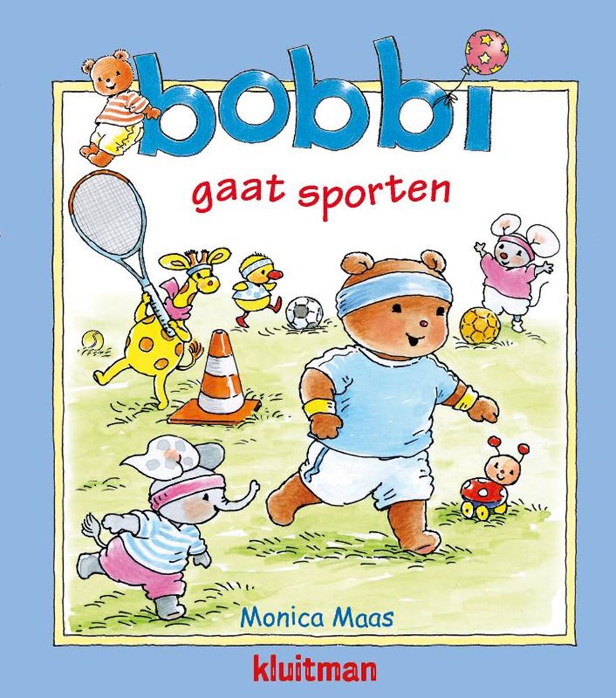 Kluitman bobbi gaat sporten hardcover- 32 pagina's