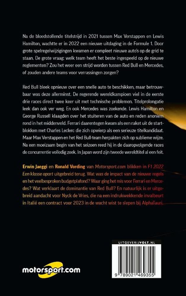 Het formule 1 jaaroverzicht 2022