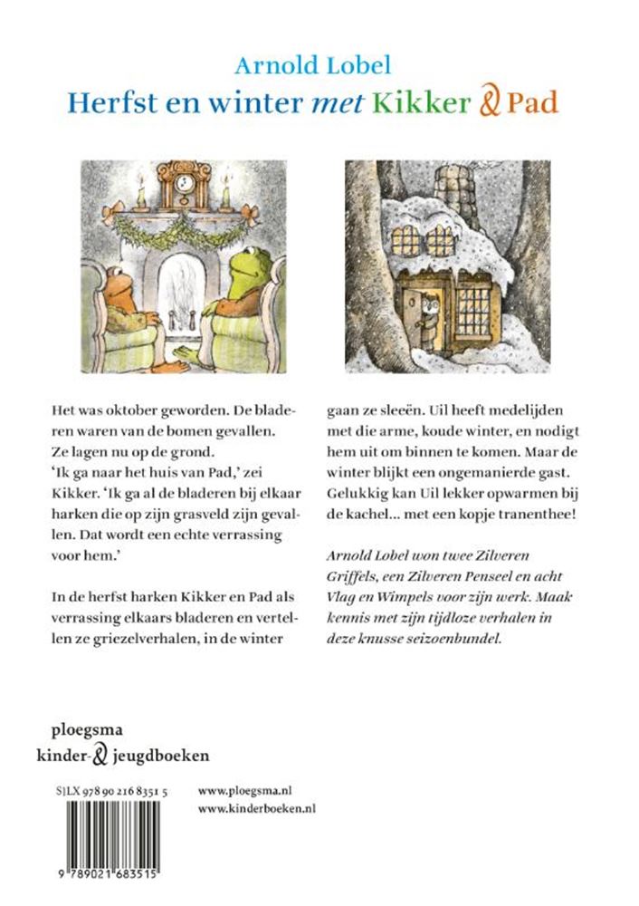 Herfst en winter met kikker en pad. 4+