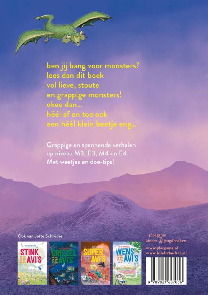 Verhalenboek: monster avi's 6+