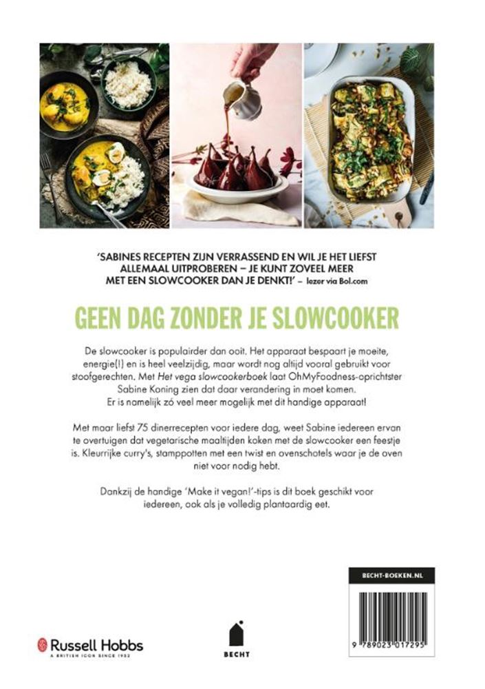 Het vega slowcookerboek volwassene