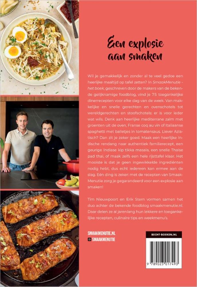 Kookboek: smaakmenutie - het boek