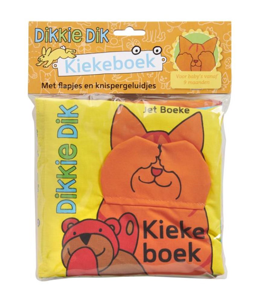 Dikkie dik kiekeboek knisper. 9 mnd+