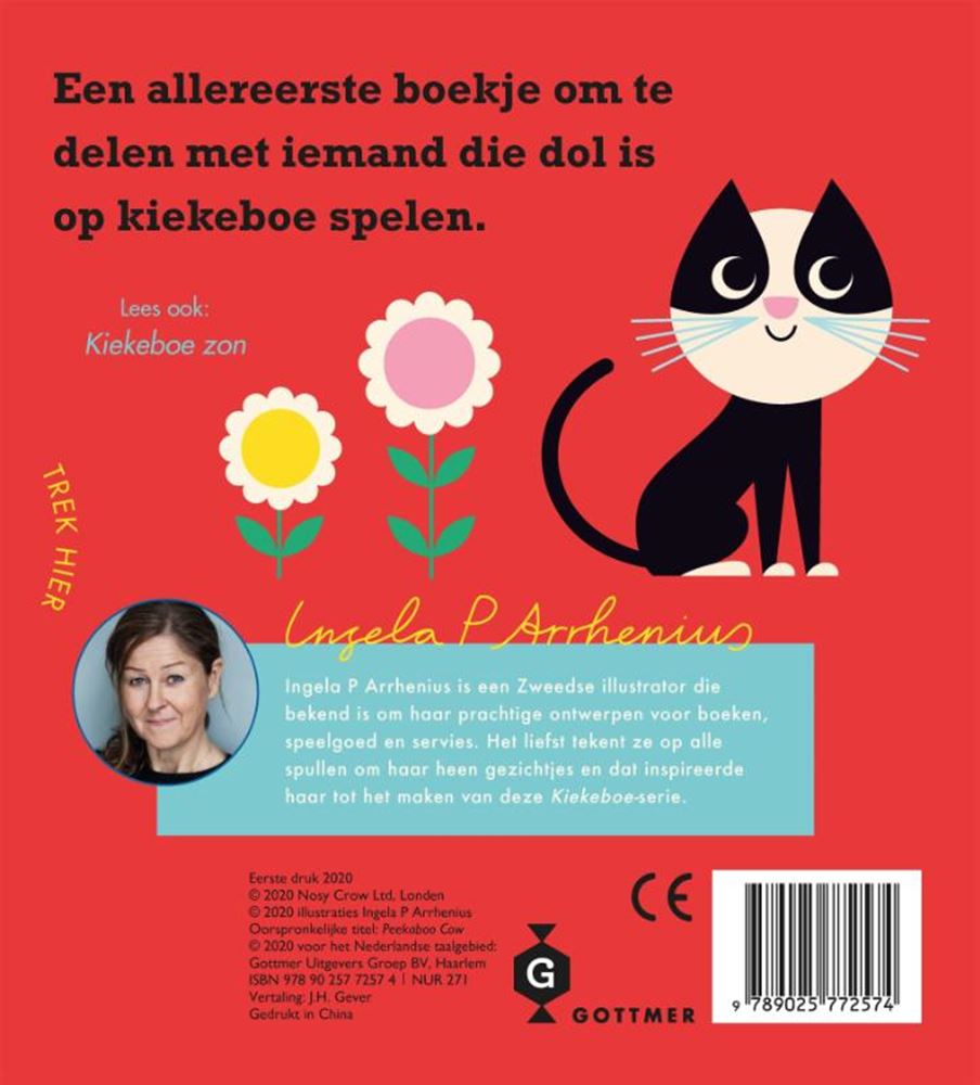Gottmer uitgevers groep schuifboekje: kiekeboe koe. 1+