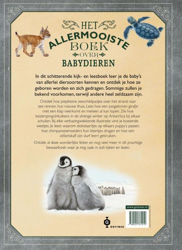 Gottmer uitgevers groep het allermooiste boek over babydieren 8+