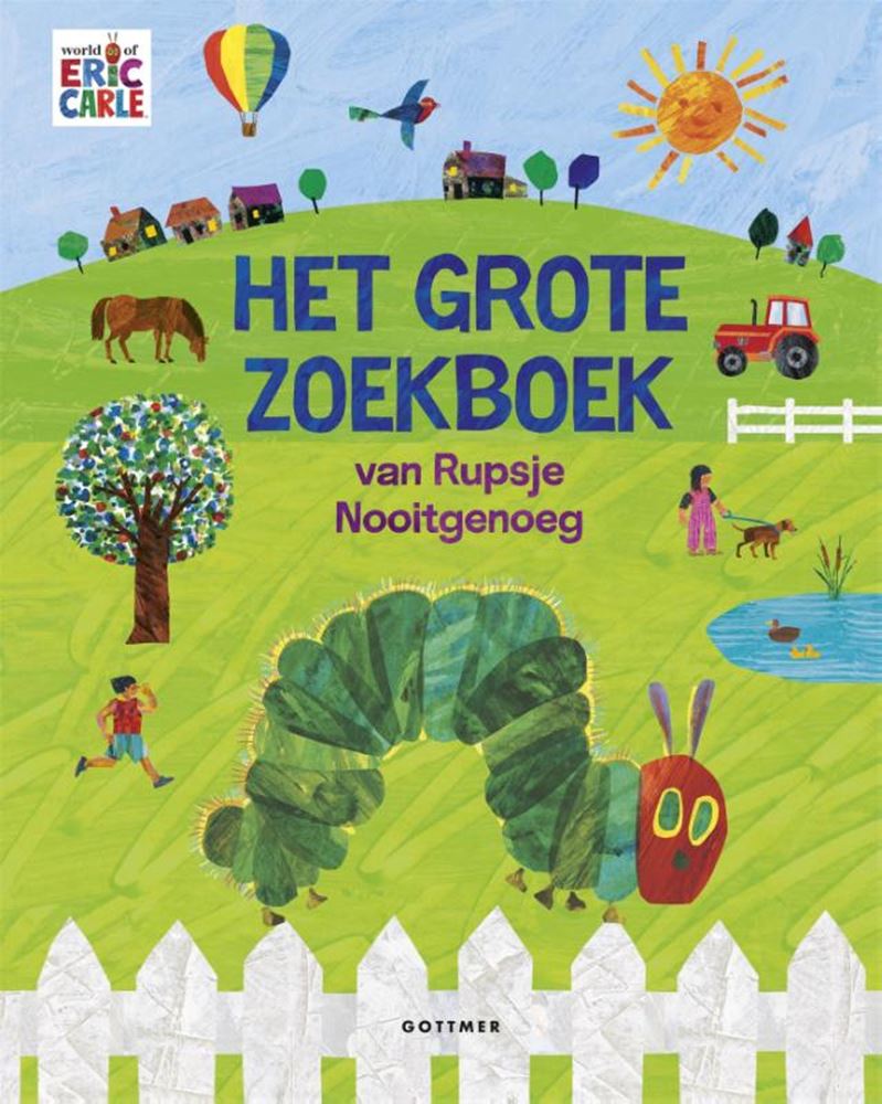 Gottmer uitgevers groep het grote zoekboek van rupsje nooitgenoeg