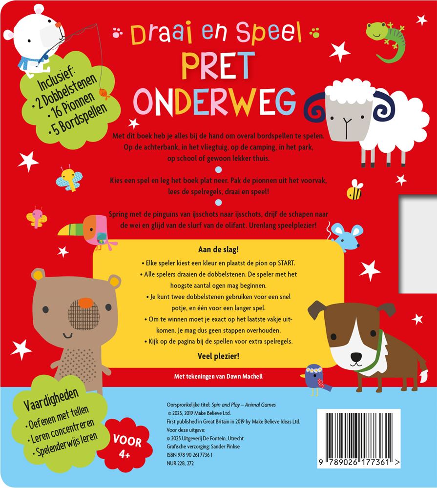 Spelletjesboek: pret onderweg. 4+
