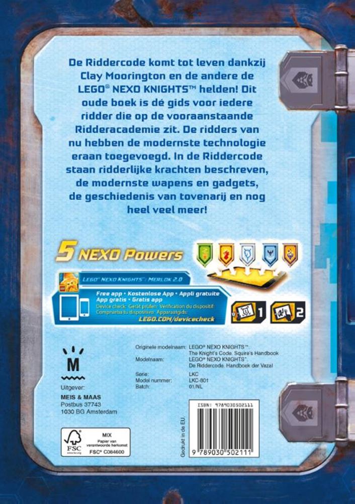 Lego® nexo knights. de riddercode. 6+