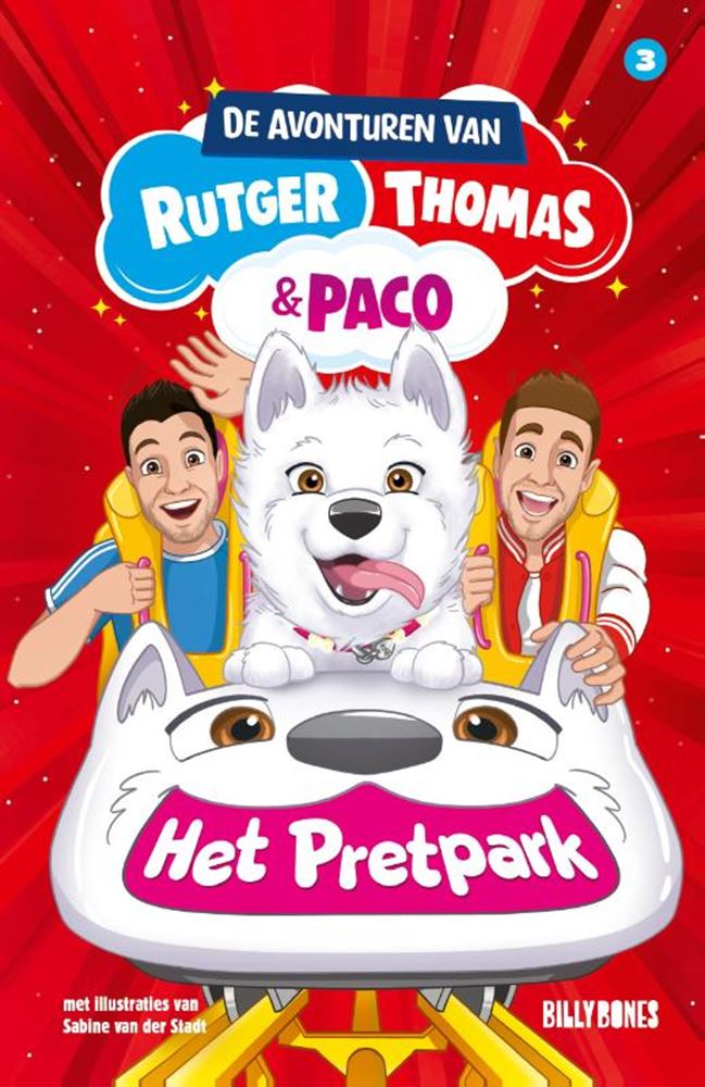 Centraal boekhuis rutger, thomas en paco 3: het pretpark.