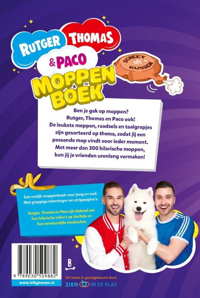 Het moppenboek van rutger, thomas en pac