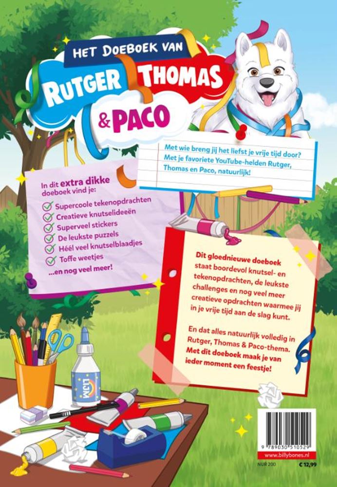 Het doeboek van rutger, thomas paco -