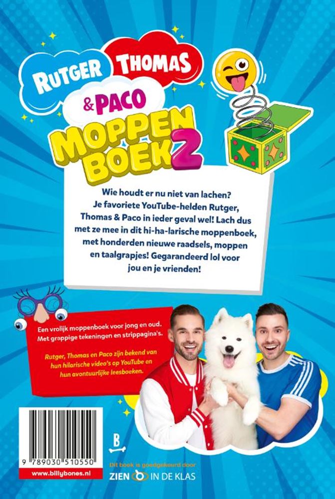 Het moppenboek van rutger, thomas en pac