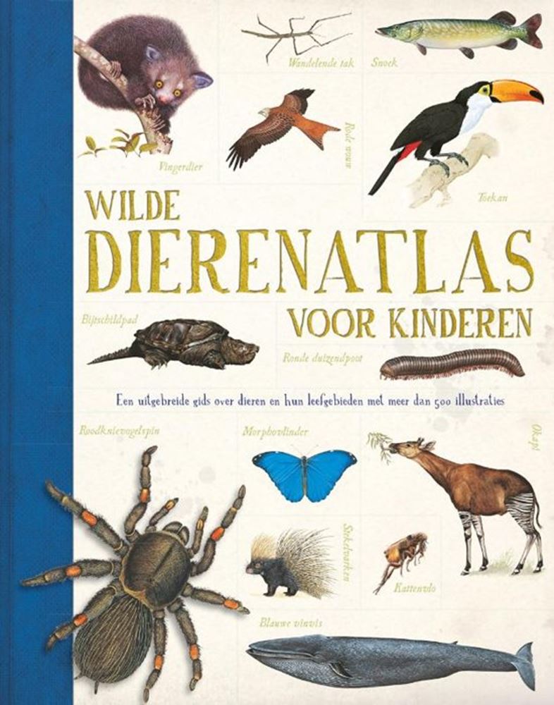 Rebo uitgeverij wilde dierenatlas voor kinderen