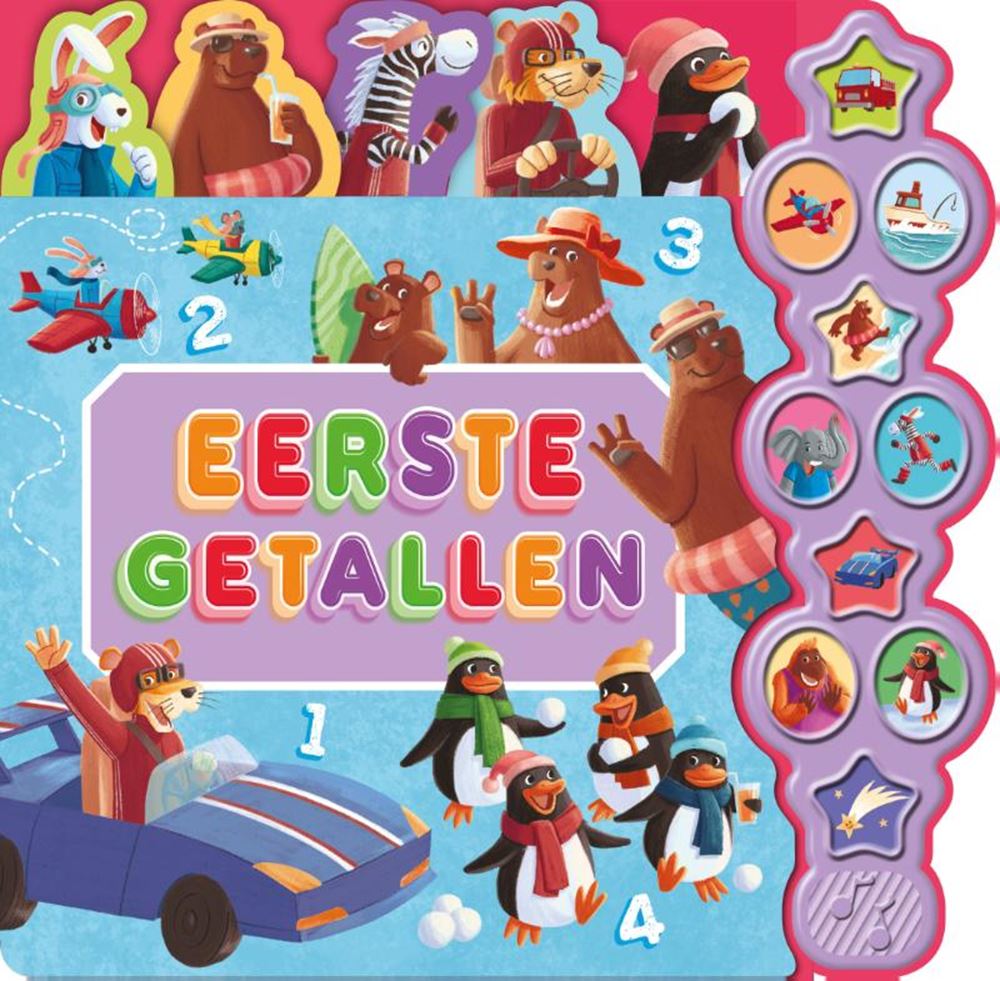 Rebo uitgeverij geluidenboek eerste getallen