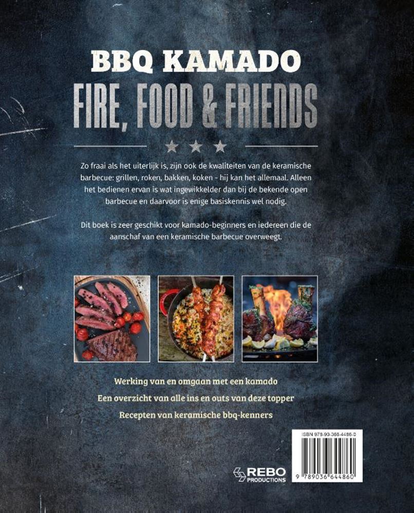 Bbq kamado - fire, food friends