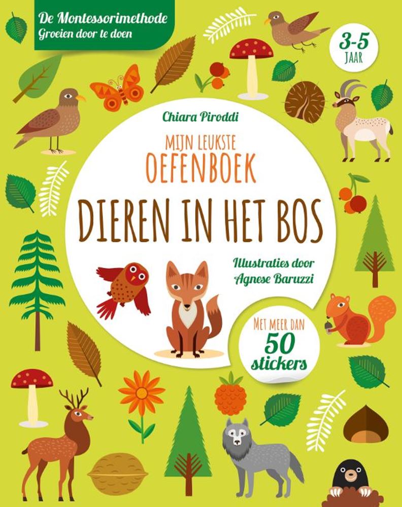 Rebo uitgevers dieren in het bos - oefenboek