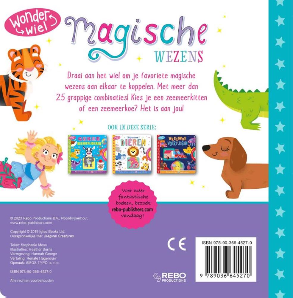Rebo uitgevers magische wezens - wonderwiel