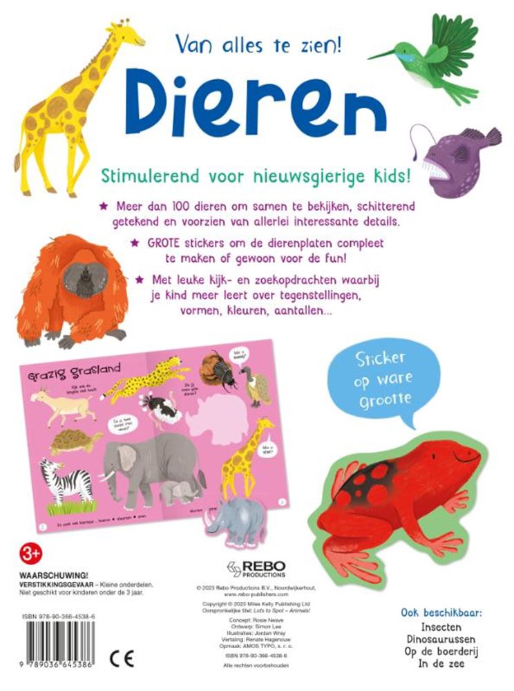 Rebo uitgeverij dieren - van alles te zien!