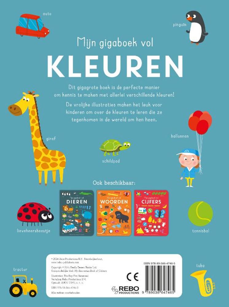 Rebo uitgevers mijn gigaboek vol kleuren