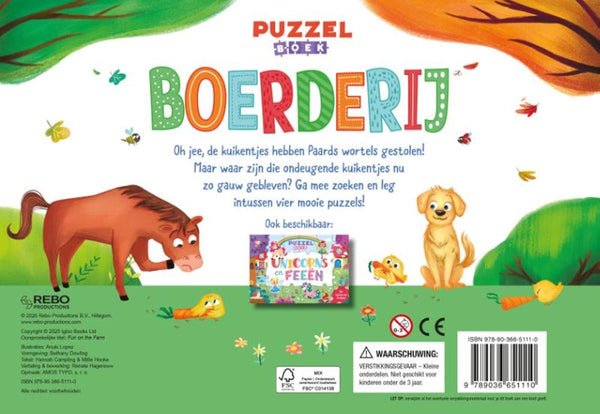Boerderij - puzzelboek 4+