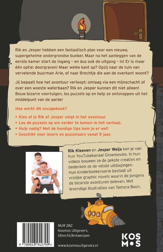 Rik en jesper escapeboek. 7+