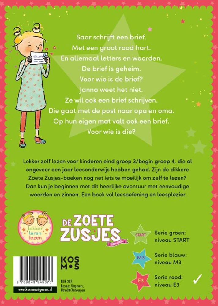 Zoete zusjes: een brief in de bus 5+