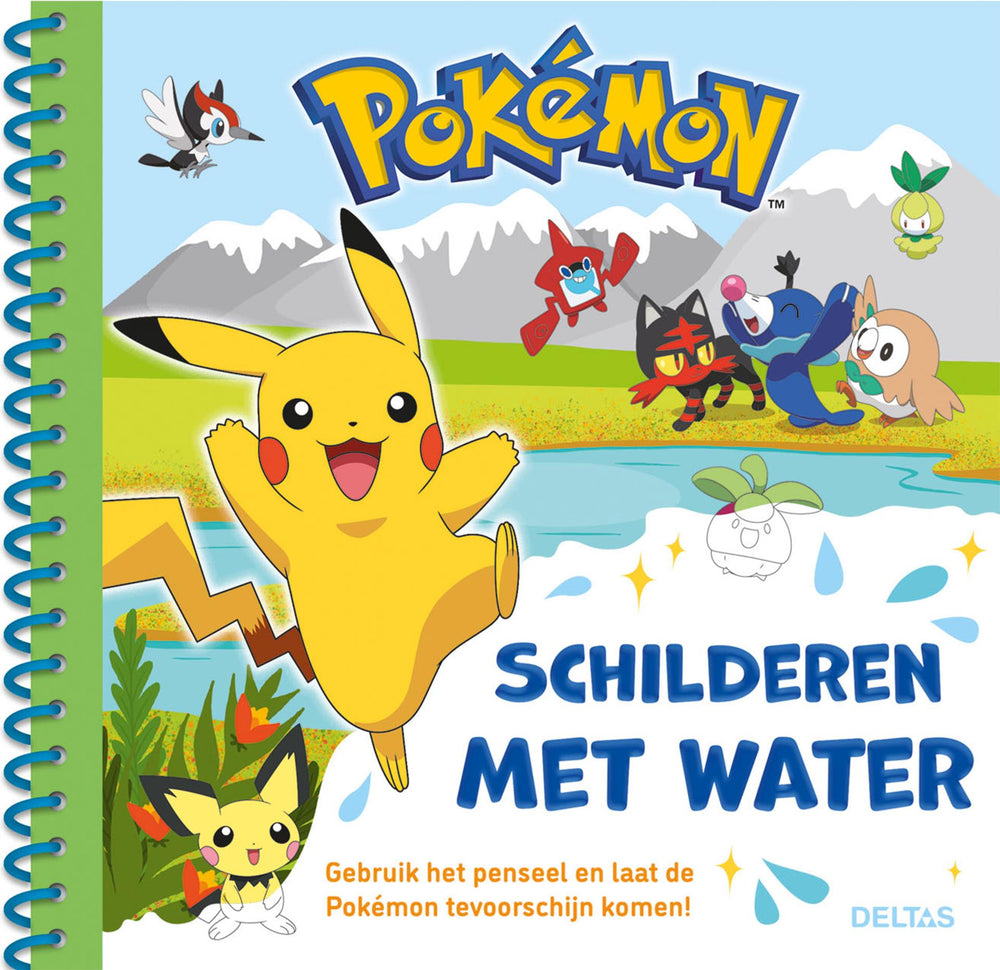 Pokemon deltas pokã©mon schilderen met water deel 2 (geel)