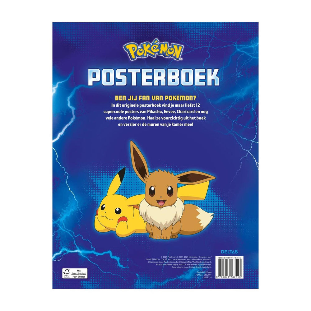 Deltas pokã©mon posterboek