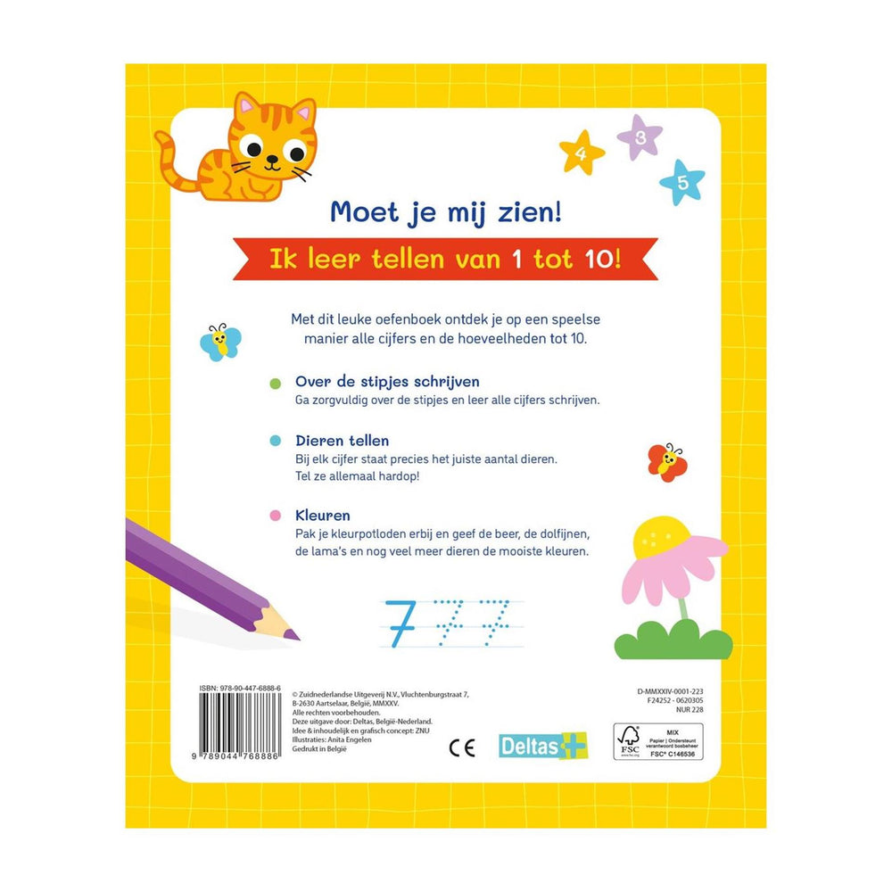 Deltas mijn eerste 1, 2, 3 oefenboek