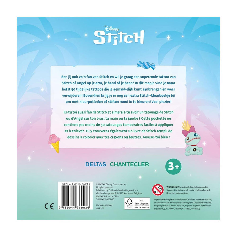 Deltas disney tattoo fun stitch