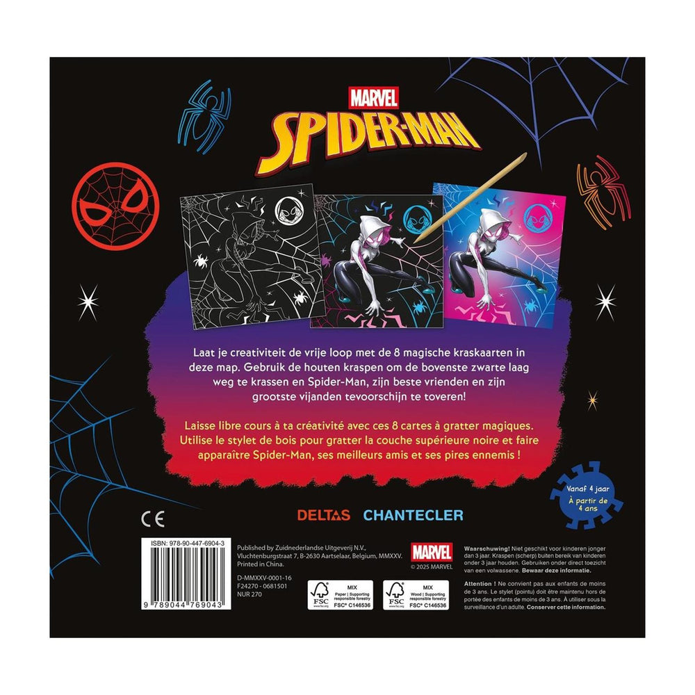 Deltas marvel spider-man kraskaarten