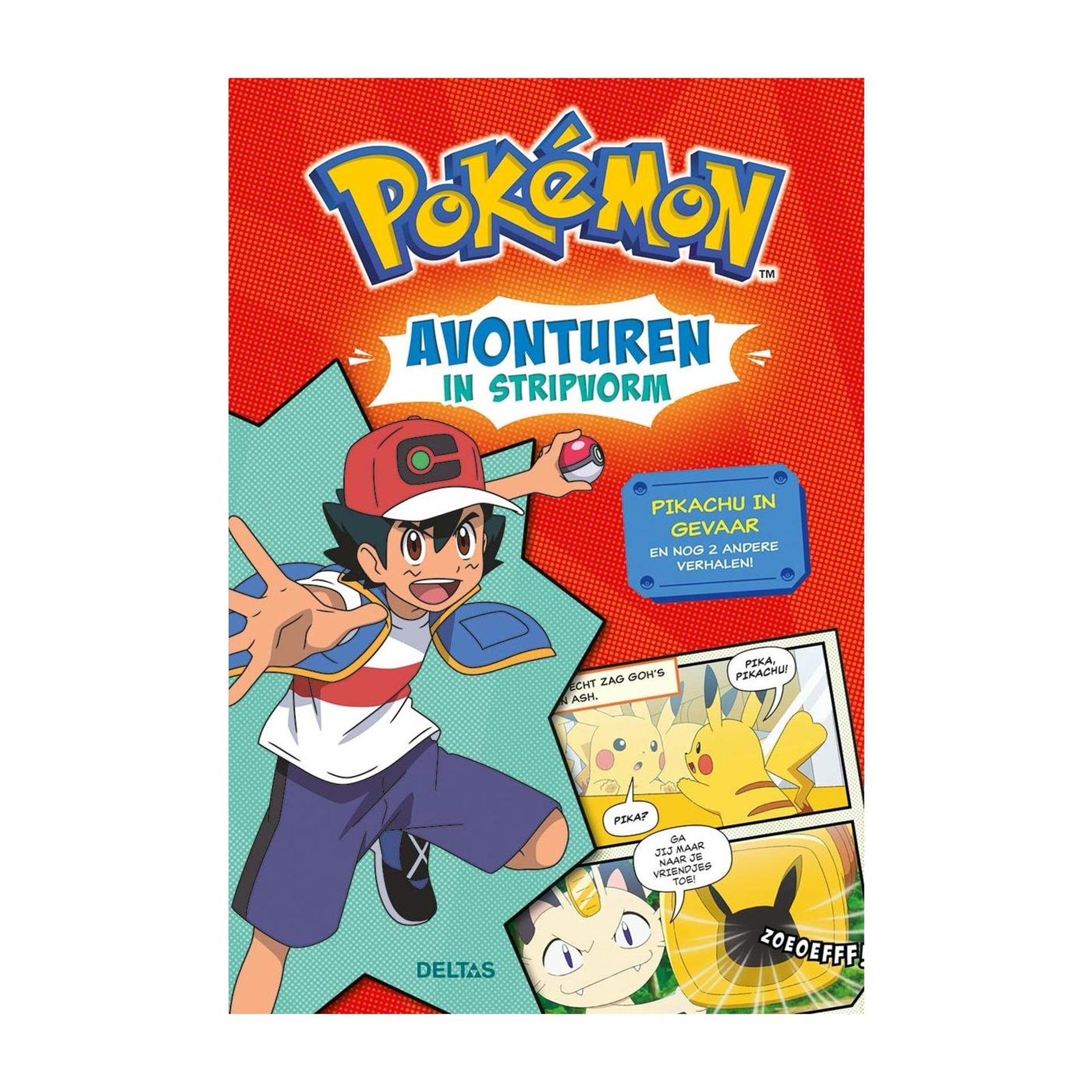 Deltas pokémon avonturen in stripvorm - pikachu in gevaar