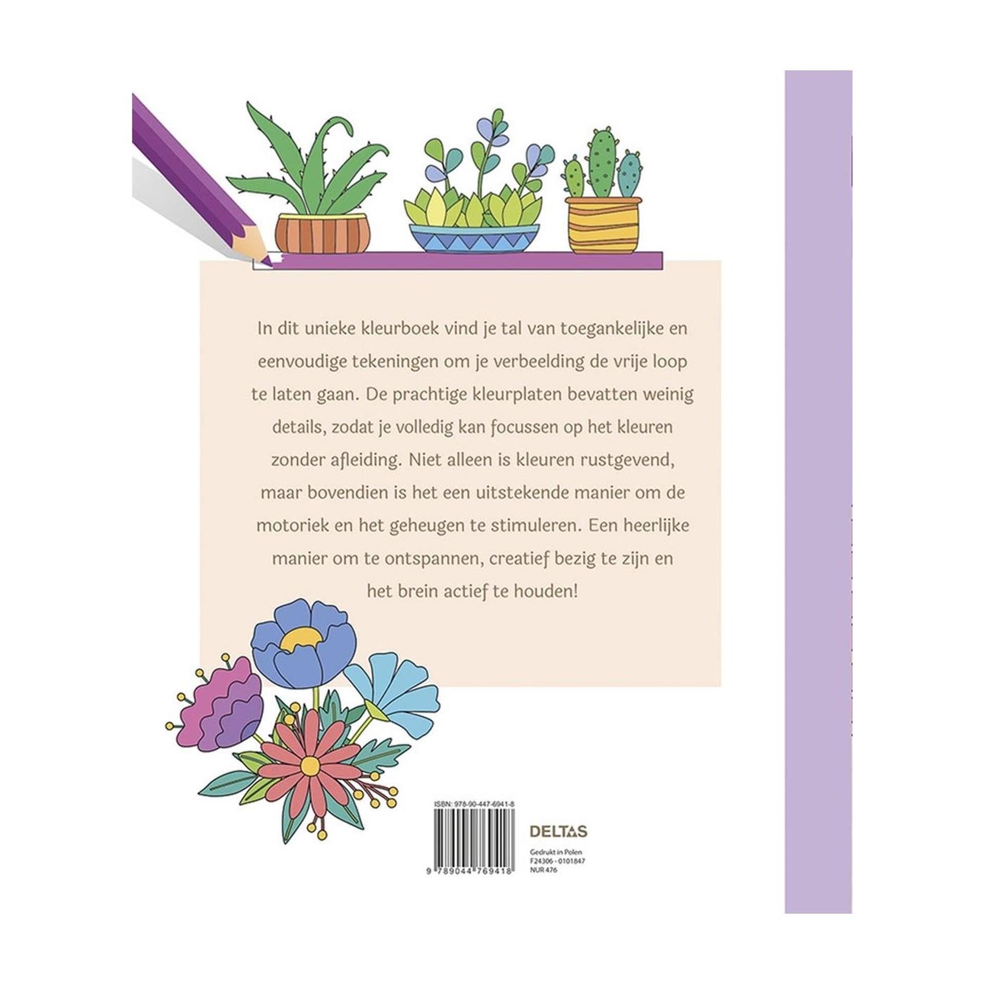 Deltas creatief kleuren voor senioren