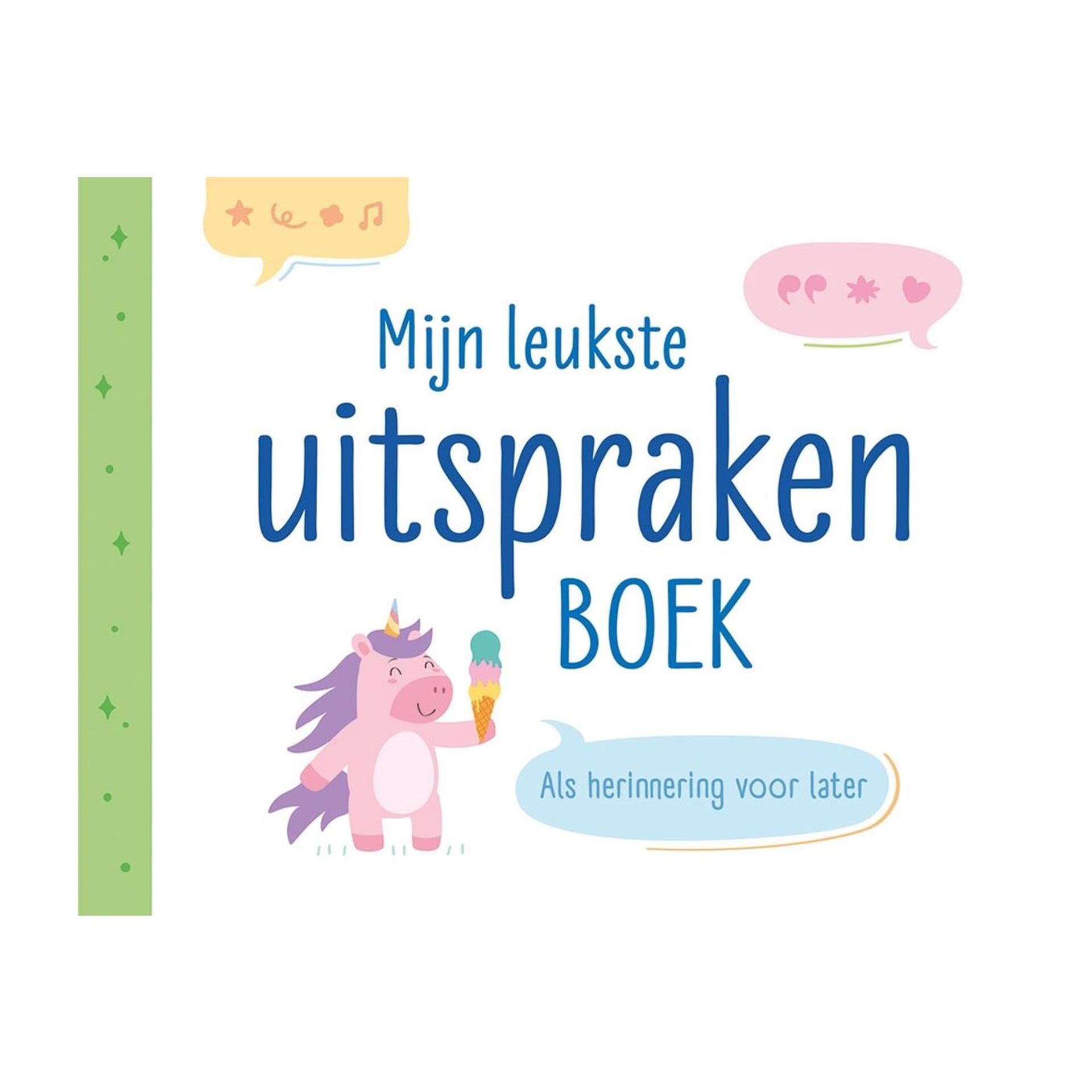 Deltas mijn leukste uitspraken boek groen