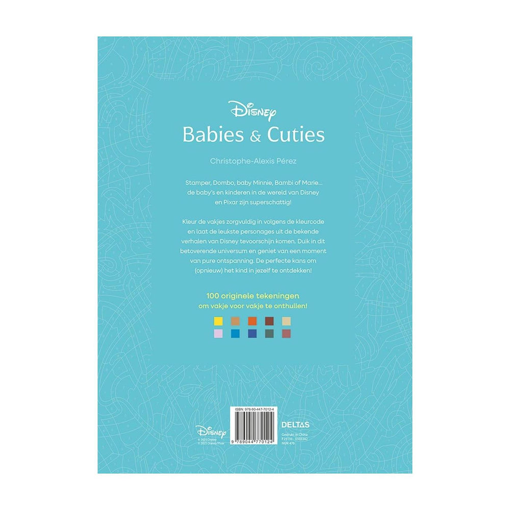 Deltas babies cuties - kleuren op nummer