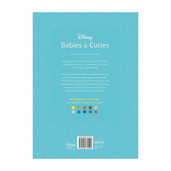 Deltas babies cuties - kleuren op nummer