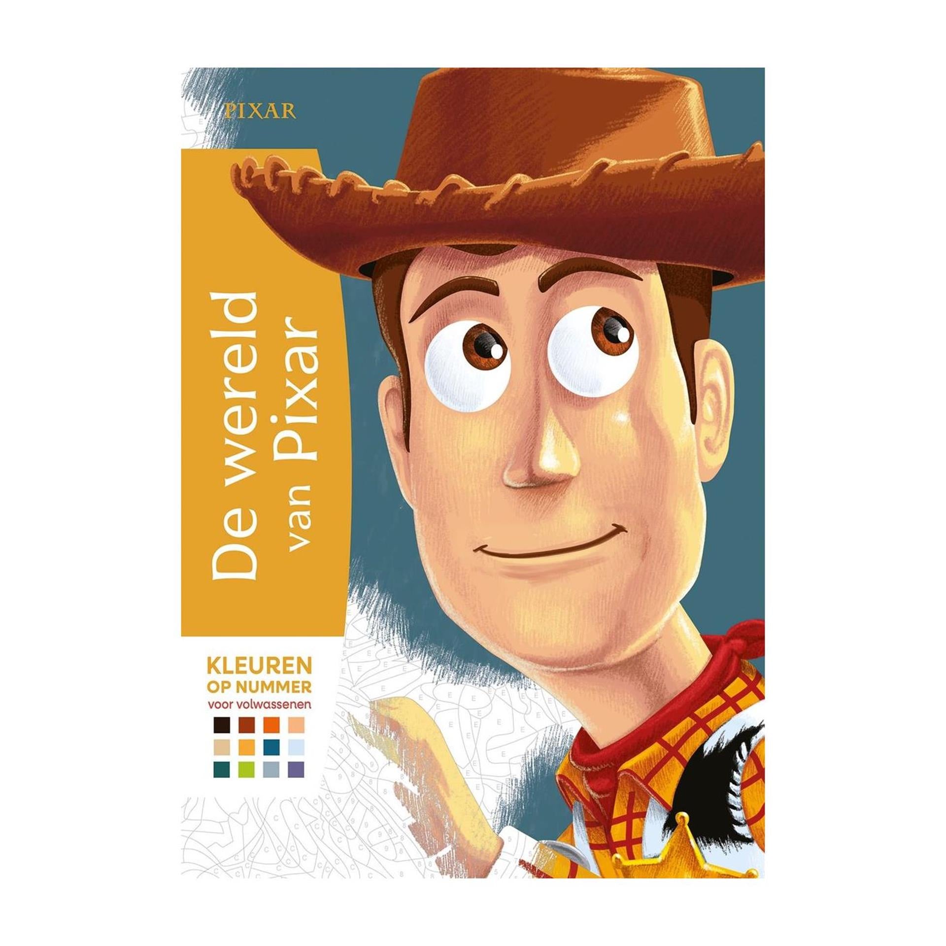 Deltas pixar - kleuren op nummer
