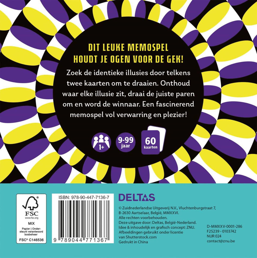 Deltas optische illusies - memospel