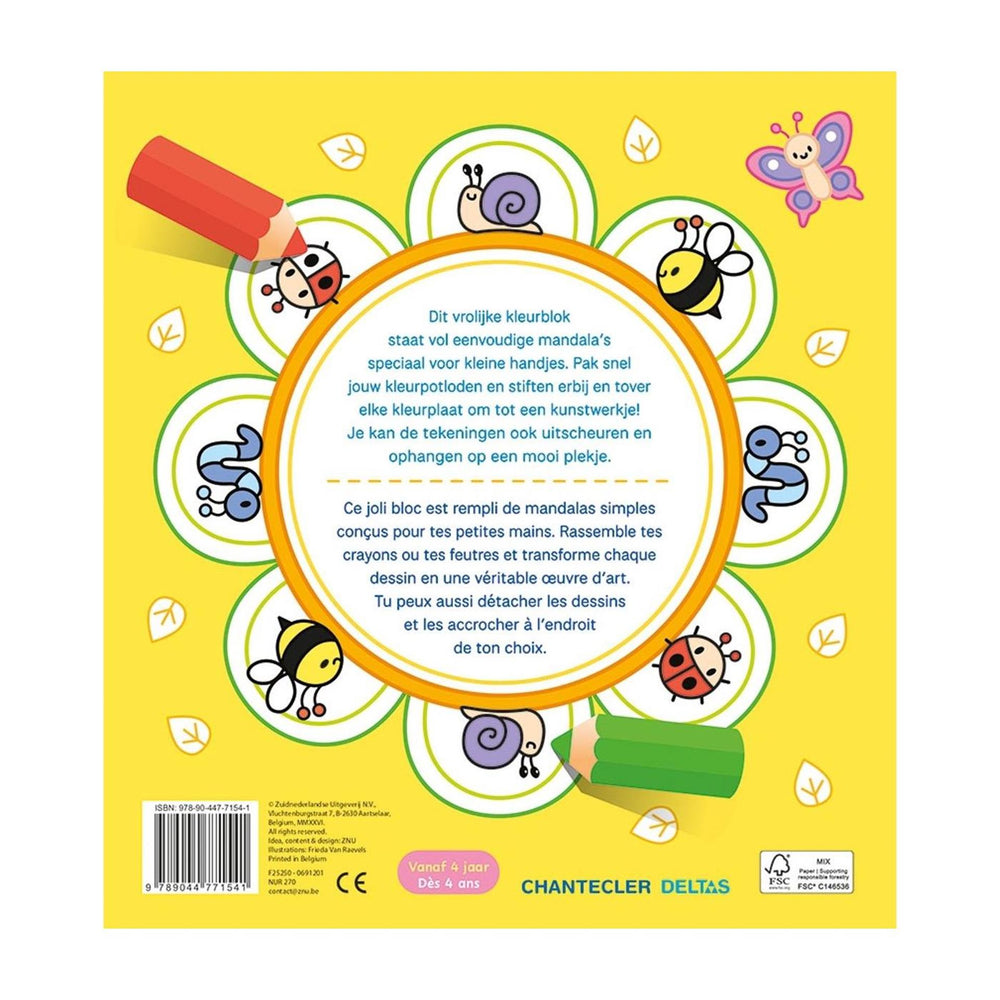 Deltas happy mandala color kleurboek
