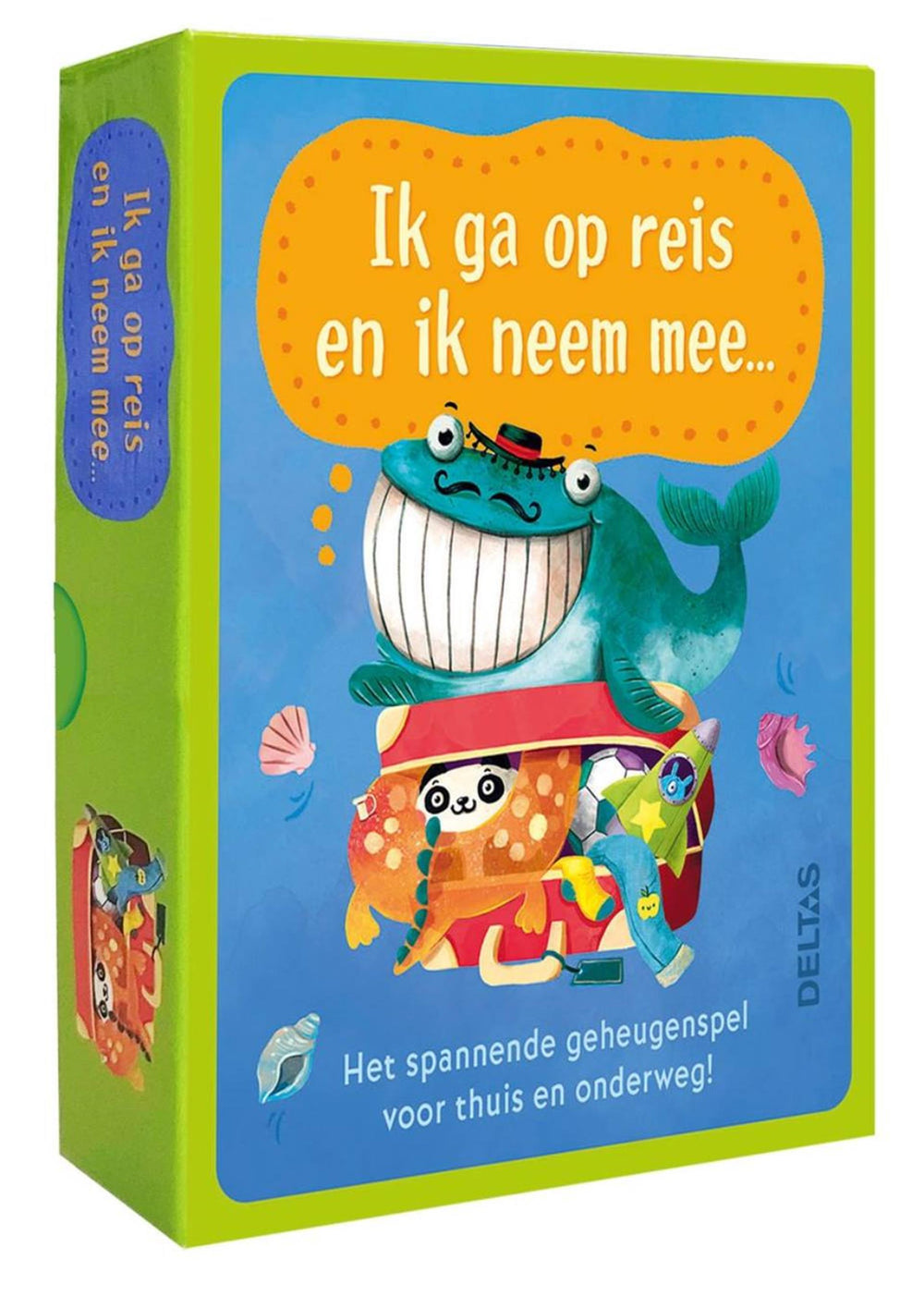 Deltas ik ga op reis en ik neem mee... - raadspel met kaarten