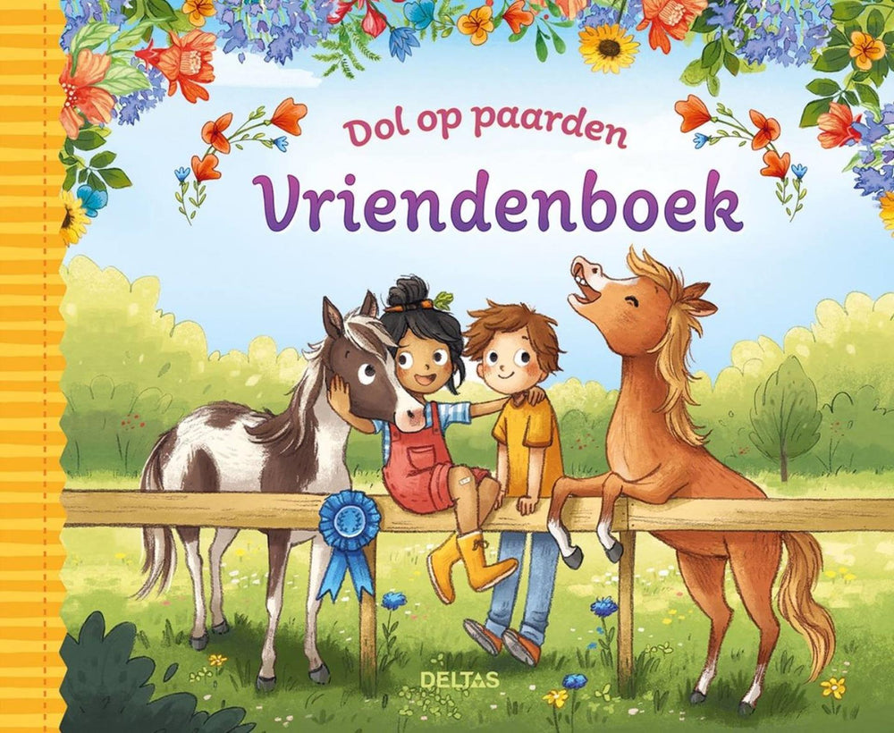Deltas dol op paarden vriendenboek