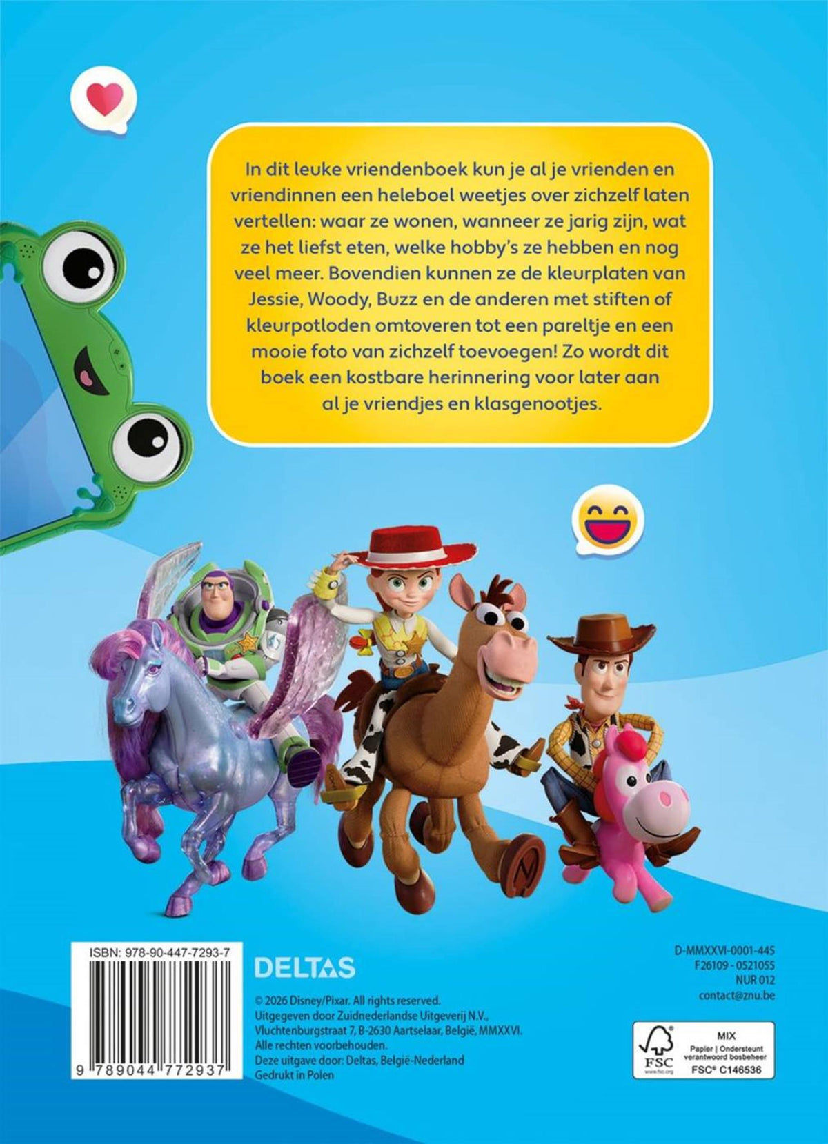 Deltas disney vriendenboek toy story 5
