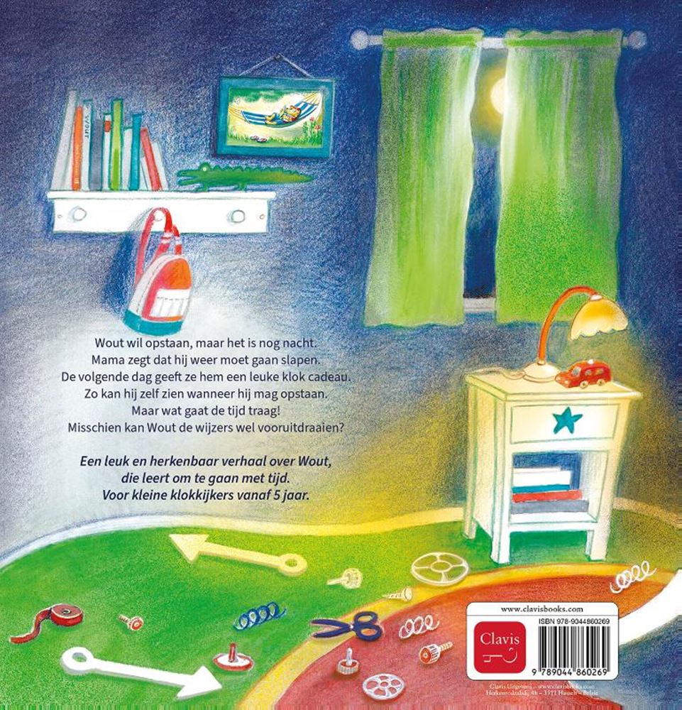 Prentenboek: wout wordt wakker. 5+
