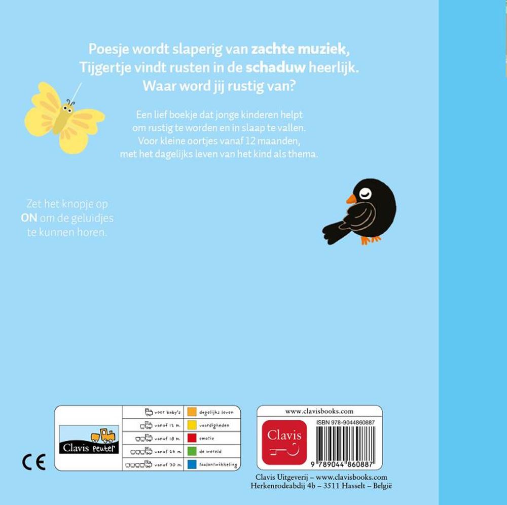 Geluidenboek: slaapdeuntjes 1+