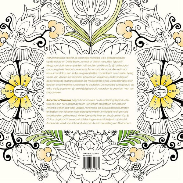 Kleurboek: natuurmandala's.