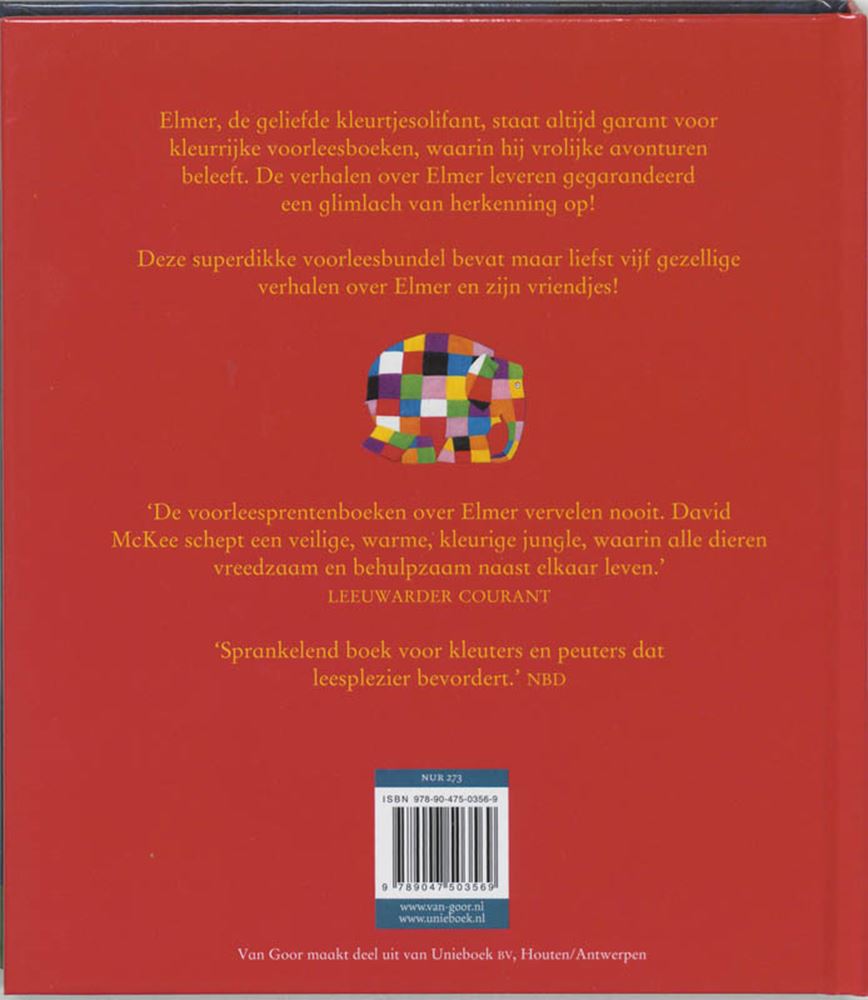 Het grote boek van elmer. 2+