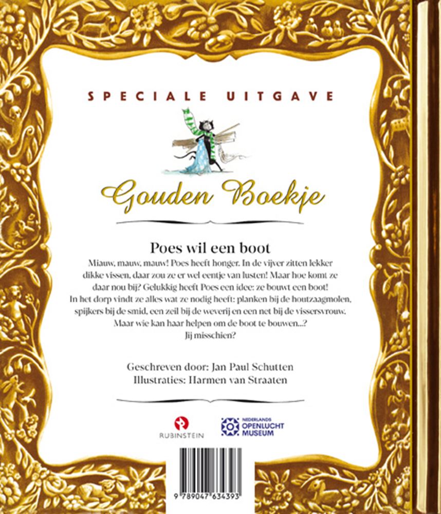 Gouden boekje: poes wil een boot 3+