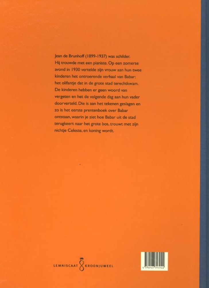 Het verhaal van babar het olifantje. 4+