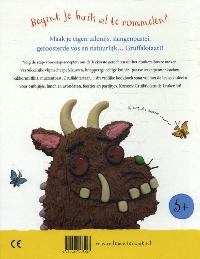Gruffalotaart en andere recepten. 6+