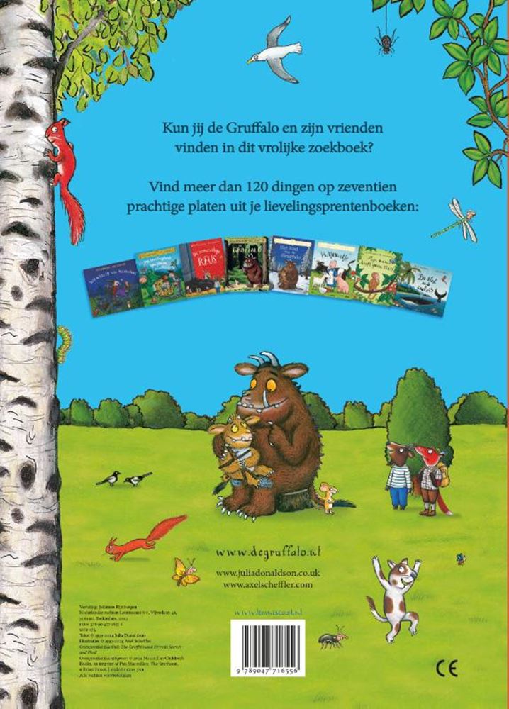 De gruffalo en zijn vrienden zoekboek 4+